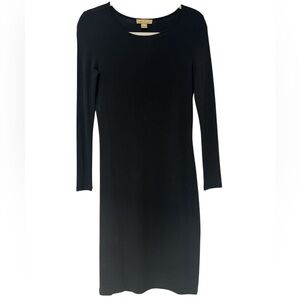 Micheal Kors Collection Black Long Sleeve Dress Size 0 $2000